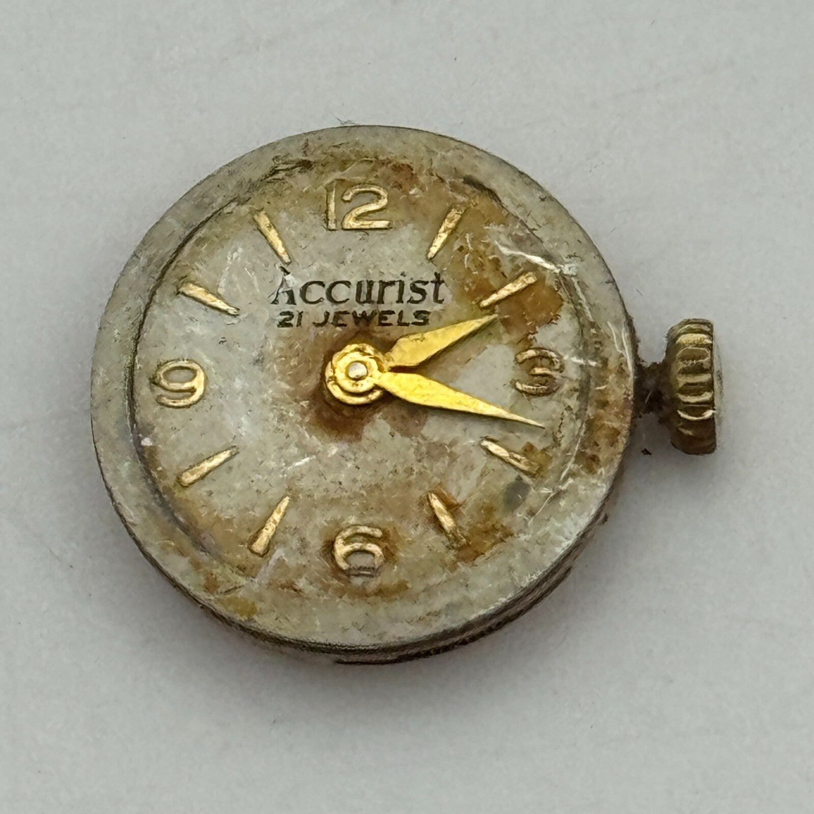 15.5mm ETA 2410 Accurist Manual Wind Ladies Watch Movement Swiss Vintage PARTS