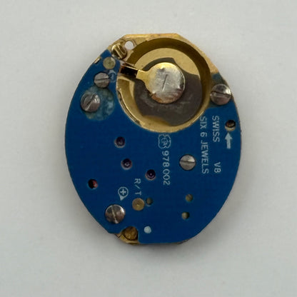 ETA 978.002 Quartz Watch Movement Incomplete Swiss Ladies Vintage Parts Repair