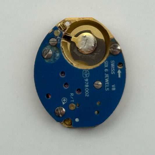 ETA 978.002 Quartz Watch Movement Incomplete Swiss Ladies Vintage Parts Repair