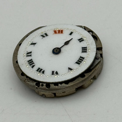 23.6mm SFG Porcelain Dial Swiss Trench Watch Movement Manual Wind PARTS SPARES