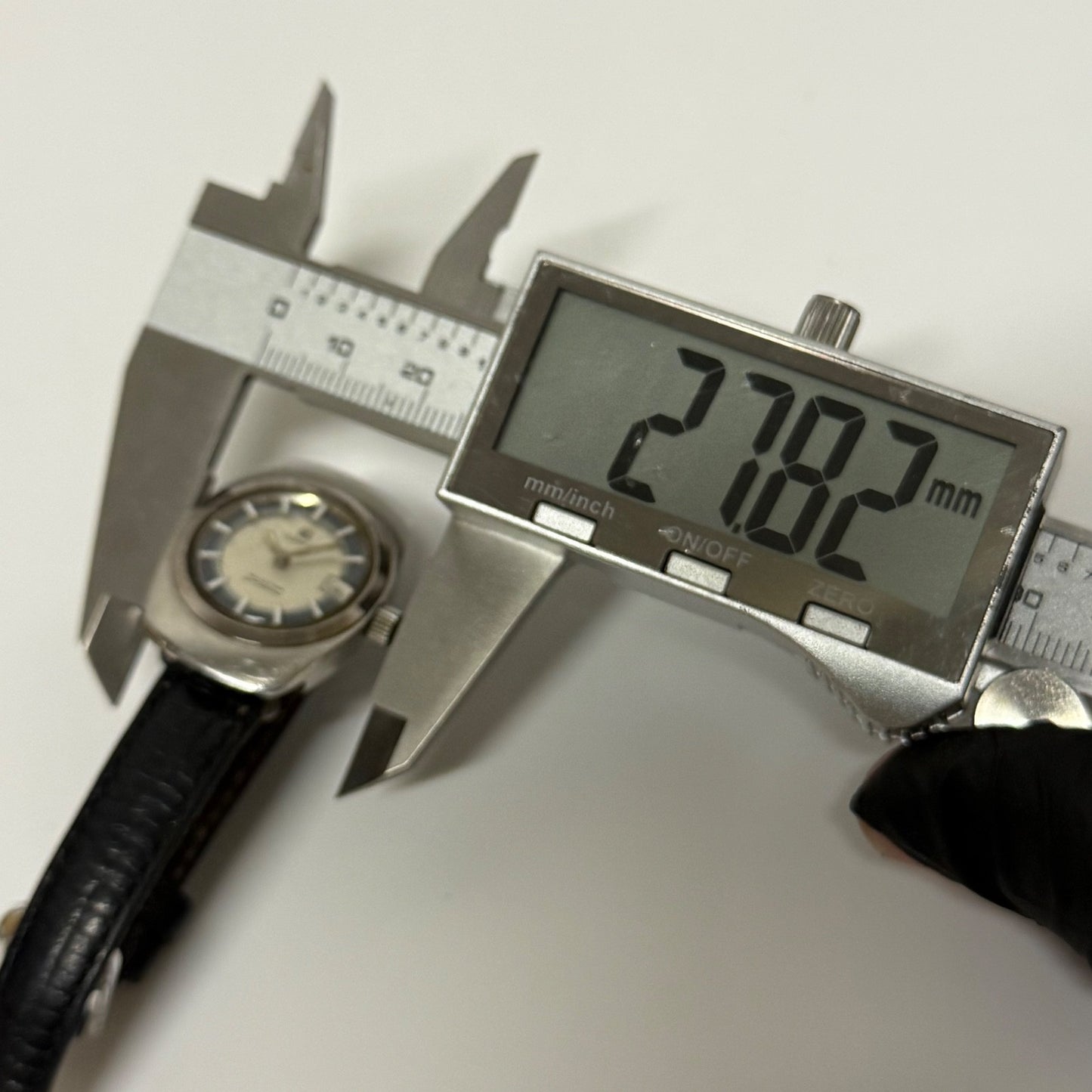 25mm Vintage Tissot Seastar Date Dial Ladies Swiss Stainless Watch PARTS REPAIR