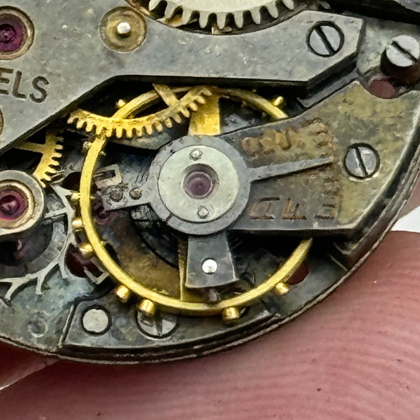 23.6mm AS 984 A Schild 15 Jewels Manual Wind Watch Movement Swiss Vintage PARTS