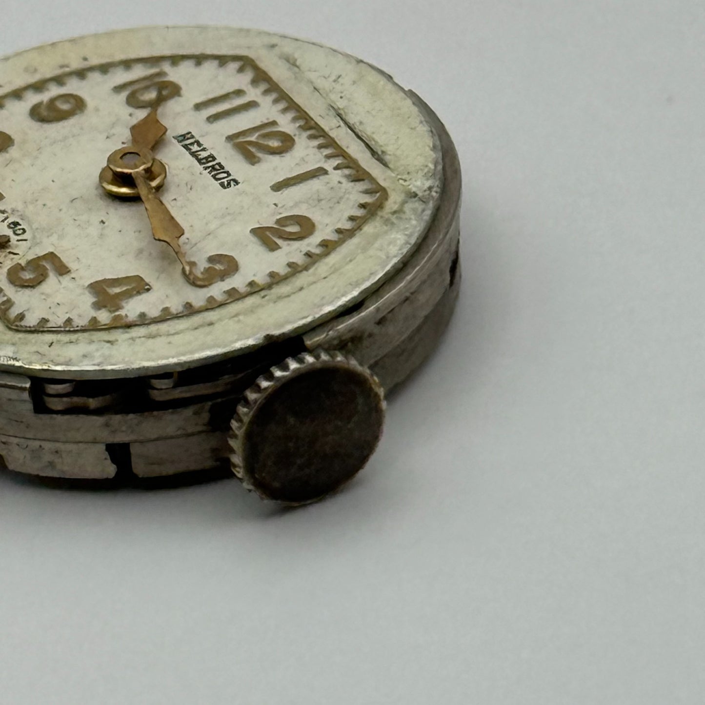 Helbros MXH 7 Jewels Watch Movement Manual Wind Vintage Parts Repair 19.5mm