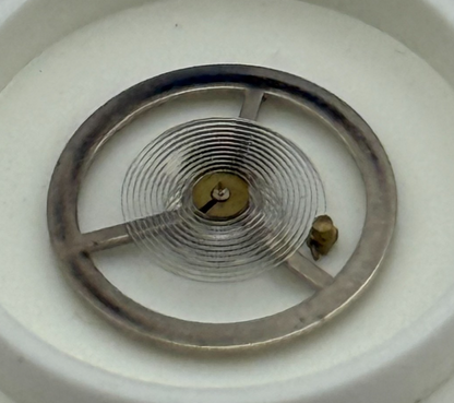 Brac 190 Balance Wheel Complete And Spring Renata 985 Watch Movement Parts NOS 