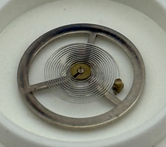 Brac 190 Balance Wheel Complete And Spring Renata 985 Watch Movement Parts NOS 