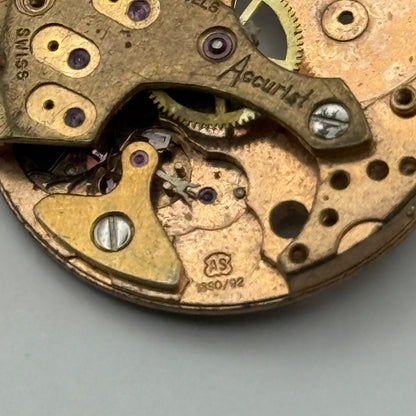 AS 1890/92 Watch Movement Main Plate Manual Wind Vintage Swiss Parts 23.6mm