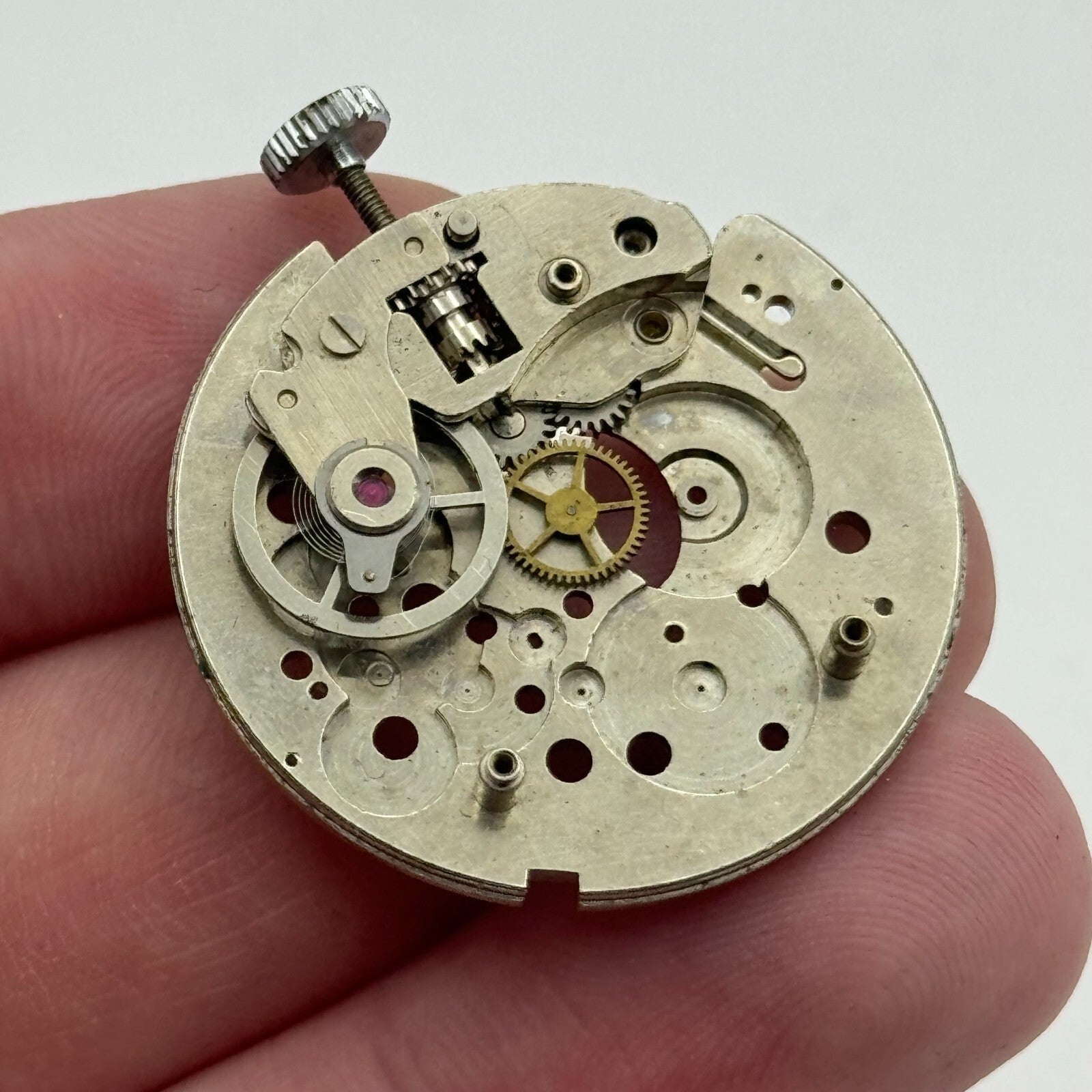 31.1mm Men's Brac 518 Manual Wind Partial Watch Movement Vintage Swiss PARTS