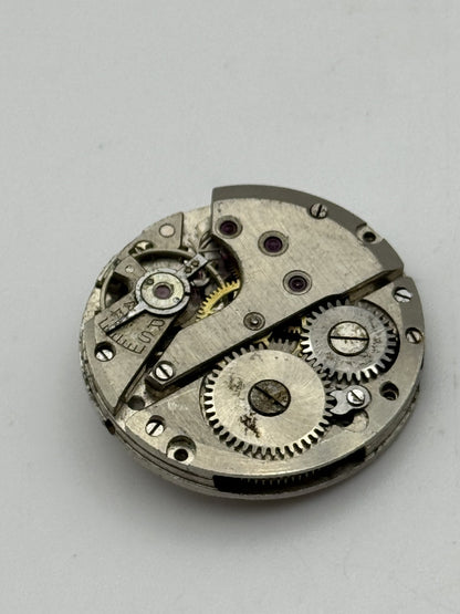23.6mm Vintage Unidentified Manual Wind Swiss Watch Movement PARTS REPAIR
