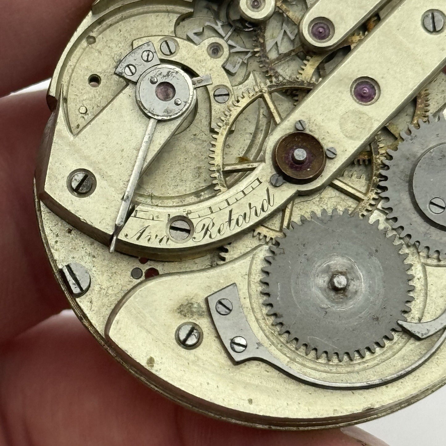45.2mm High Grade Jules Jurgensen Style Pocket Watch Movement To Restore Parts