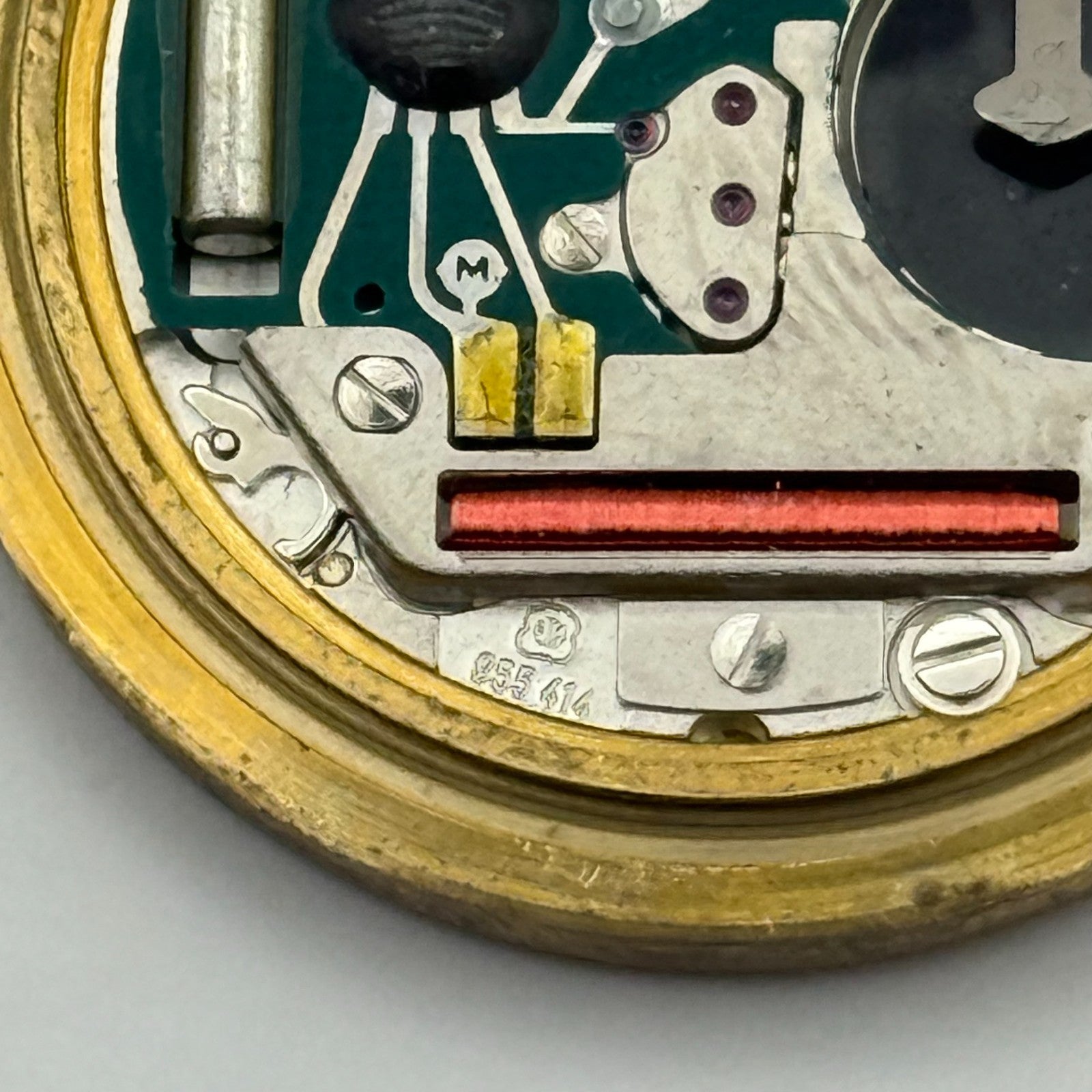 ETA 955.414 Quartz Watch Movement Rotary Date Vintage Swiss Parts Repair 30.9mm