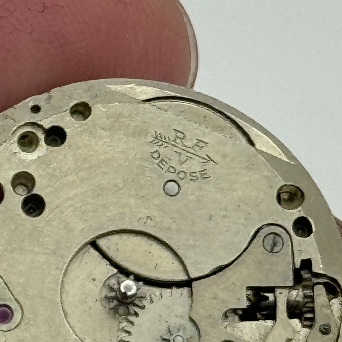 24mm Minerva RFV Depose Manual Wind Watch Movement Swiss Vintage PARTS SPARES