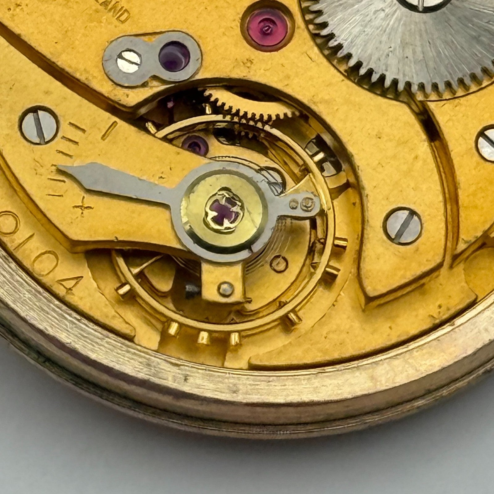 Smiths Imperial 617 Cal 0104 Watch Movement Running Manual Wind Parts 31.4mm