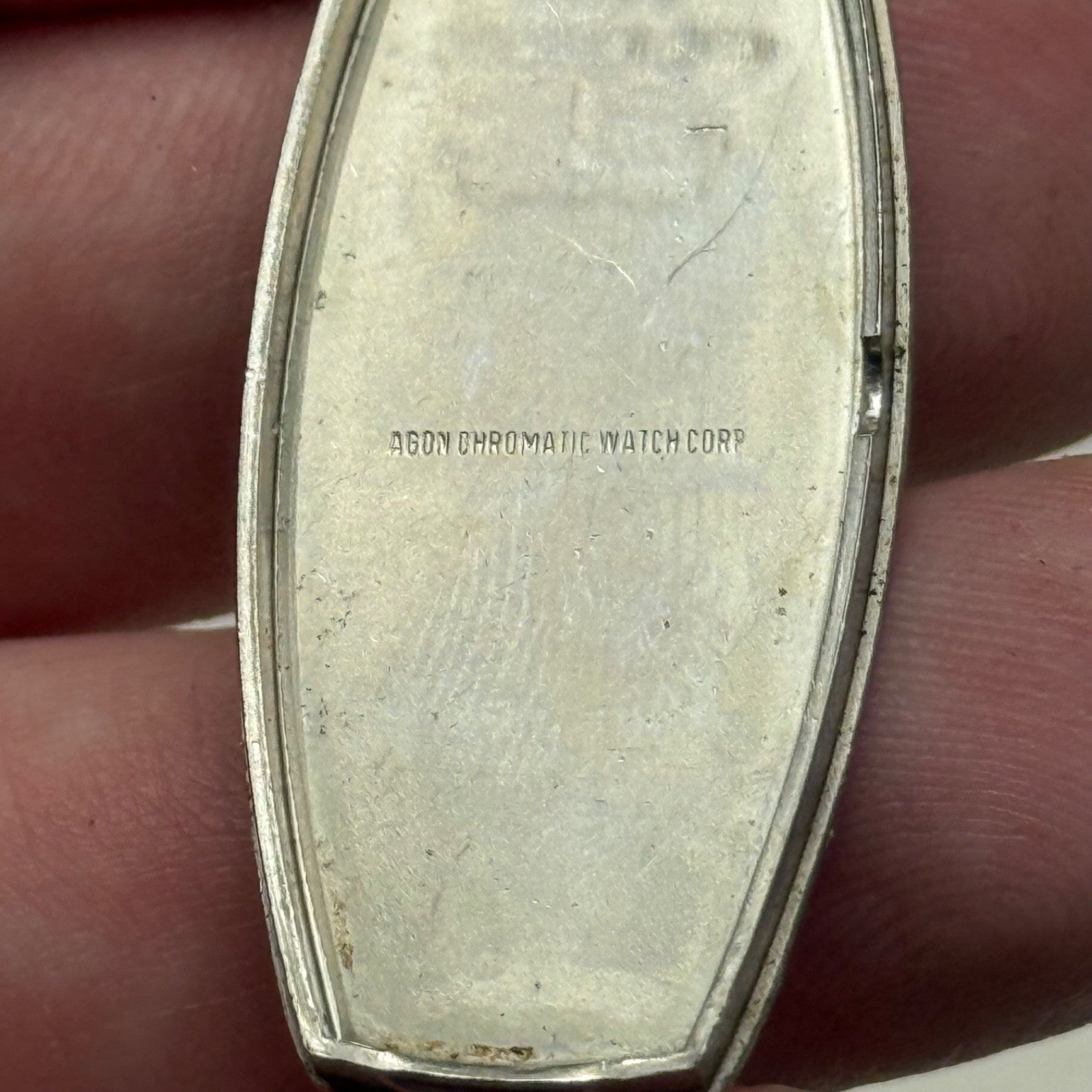 20mm Vintage Astral Rectangle Ronda RL 5101 Manual Wind Watch PARTS / REPAIR