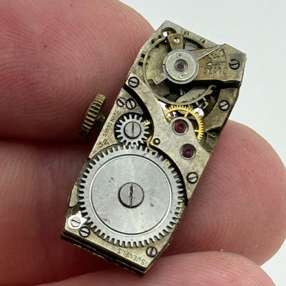 11.2mm FHF 52 Tank Watch Movement Manual Wind Swiss Made 15 Jewels PARTS SPARES