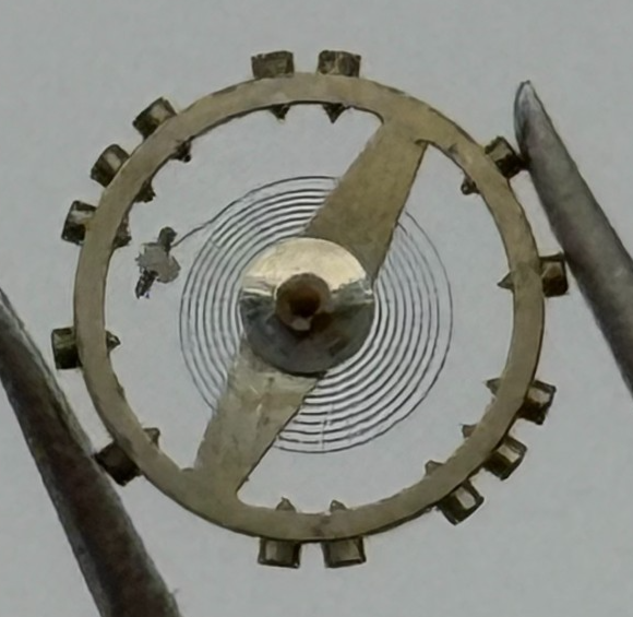 AS 976 1012 Balance Wheel Complete And Spring  532 M Watch Movement Parts NOS