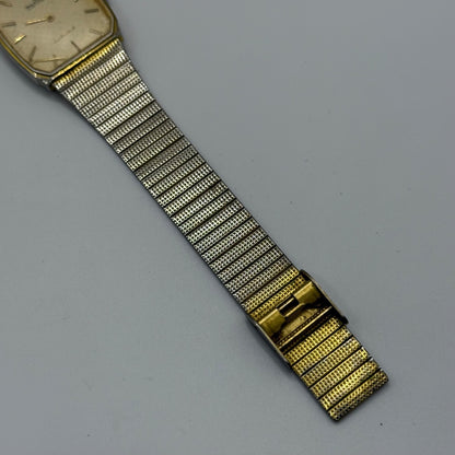 27mm Vintage Parma 17 Jewels Gold Plated Manual Wind Watch FOR PARTS / REPAIR