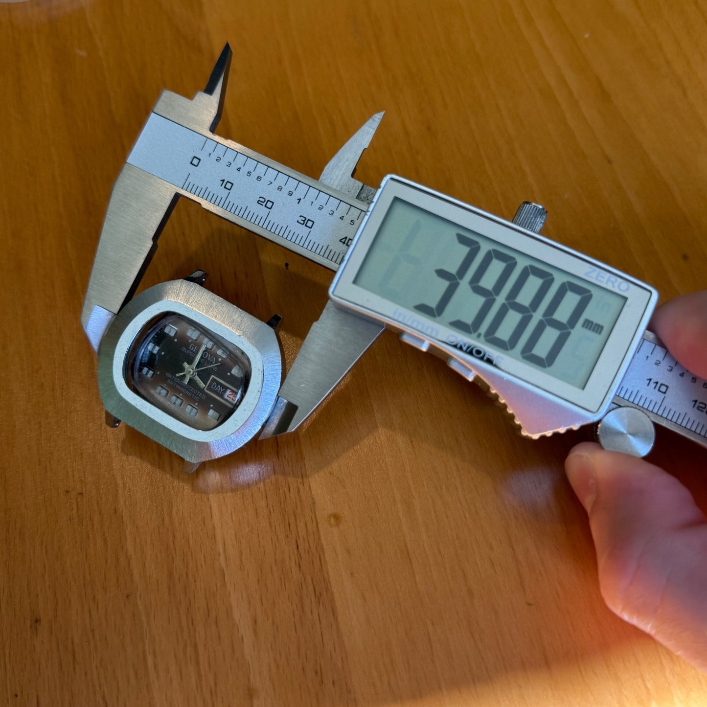 39mm Men's Vintage Genova Super De Luxe Day Let San Hong Manual Watch PARTS