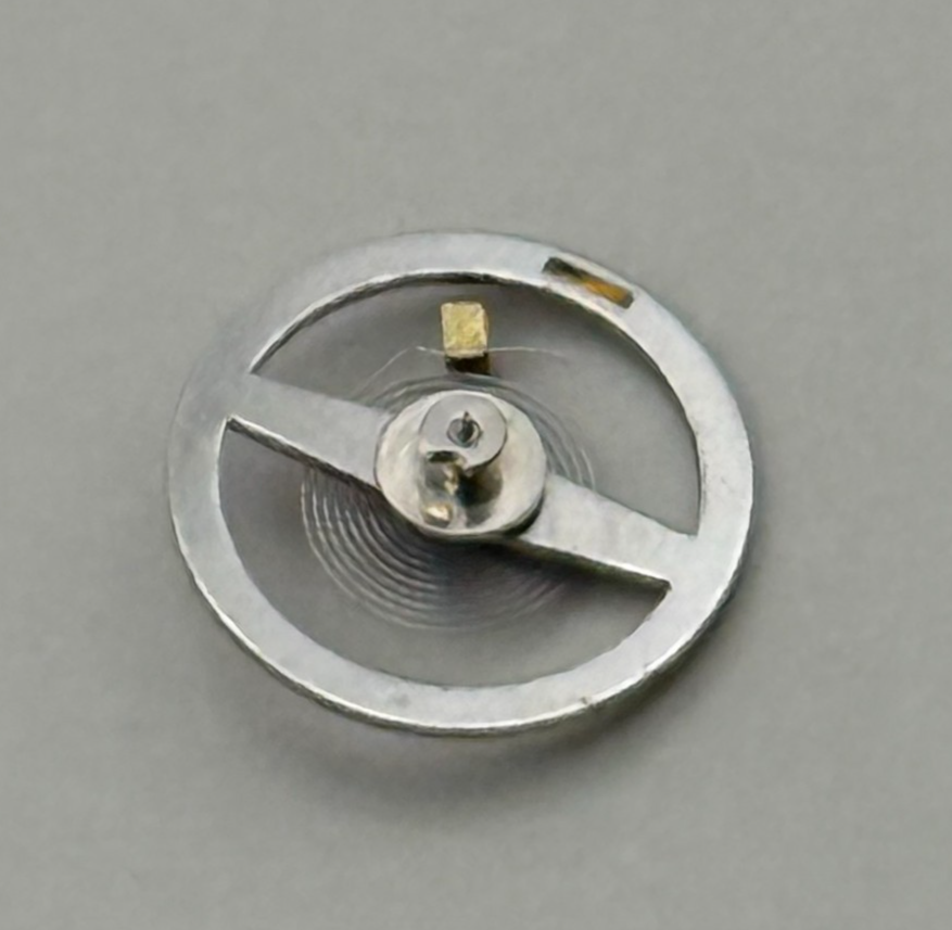 Cattin C66 Balance Wheel Complete And Spring  1551 M Watch Movement Parts NOS