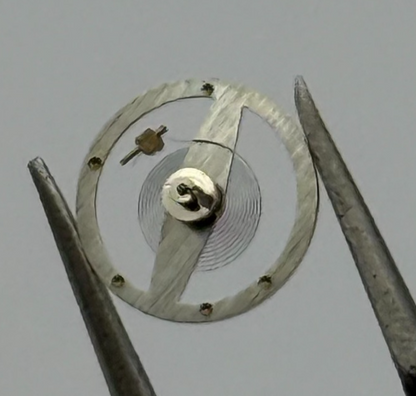 Brac 2051 Balance Wheel Complete And Spring  5½’’’ 69 M Watch Movement Parts 