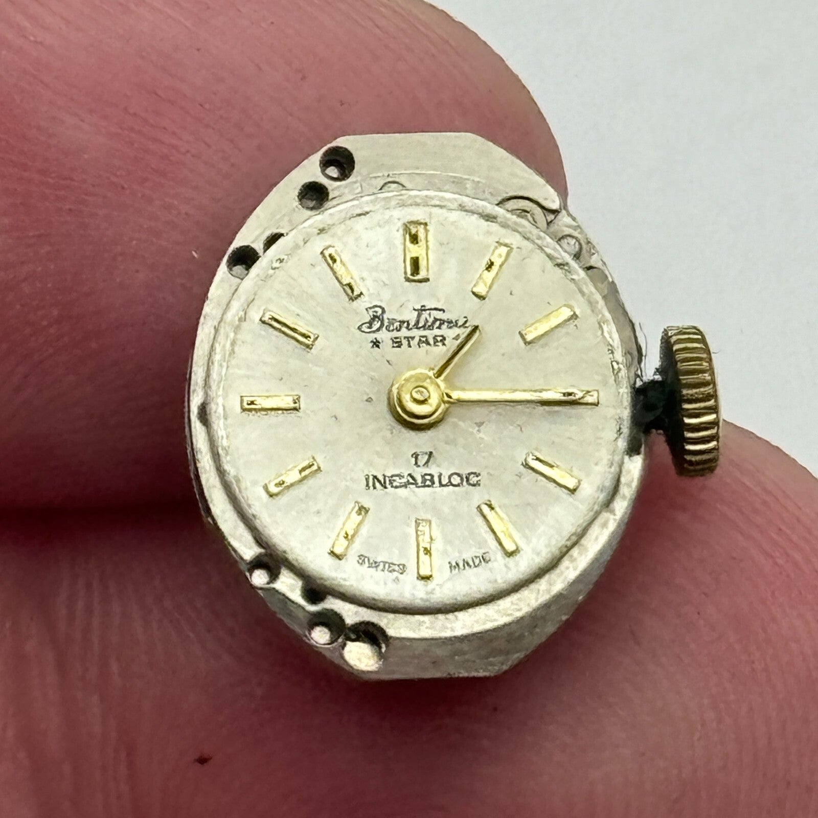 12.9mm Ladies Bentima Favre Leuba FEF 6630 Manual Wind Swiss Watch Movement PART