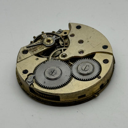 40.6mm Antique Patent 16831 Possible Longines Pocket Watch Movement PARTS SPARES