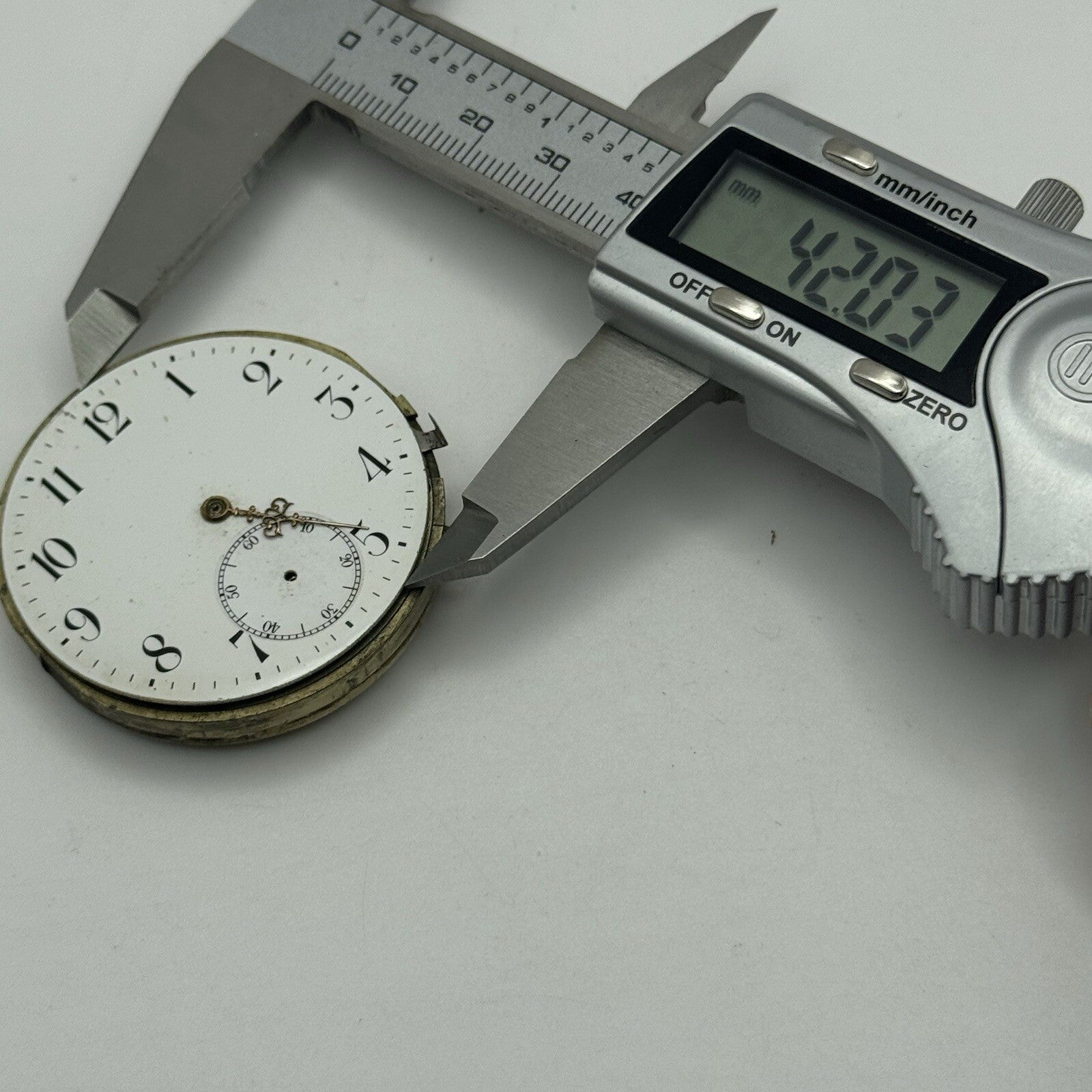 45.2mm Parrenin High Quality Antique Pocket Watch Movement FOR PARTS Repair