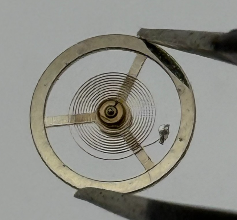 EB 1333 Balance Wheel Complete And Spring 8¾’’’ 118 Watch Movement Parts NOS