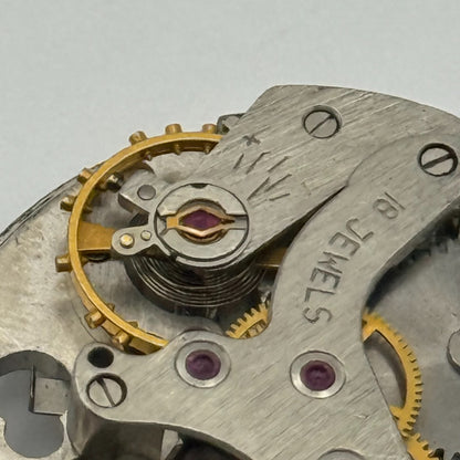 Soviet Poljot ? Alarm Watch Movement Manual Wind Vintage 18 Jewels Parts 26.6mm