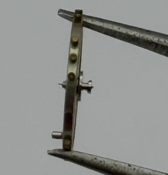 Peseux 320 336 N Balance Wheel Complete And Spring Watch Movement Parts