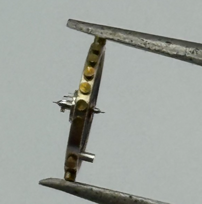 FHF 60 Balance Wheel Complete And Spring 6/8''' 200 M Watch Movement Parts NOS