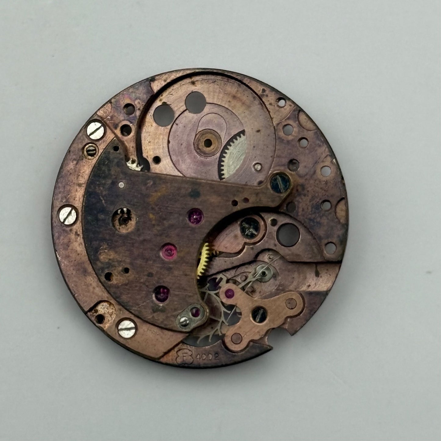 Felsa F4022 Watch Movement Automatic Vintage Swiss Incomplete Parts 26.3mm
