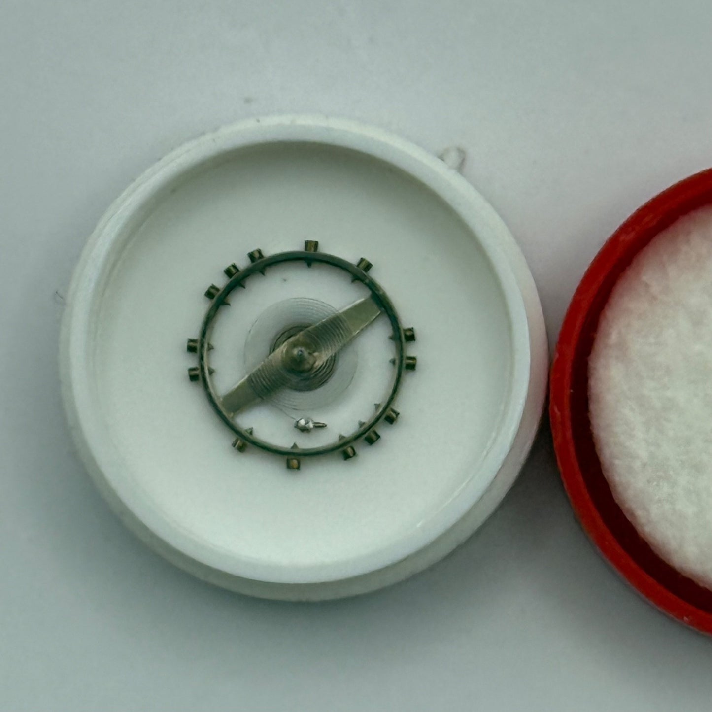 AS 415 Balance Wheel Complete And Spring 9 3/4''' 19 Watch Movement Parts NOS