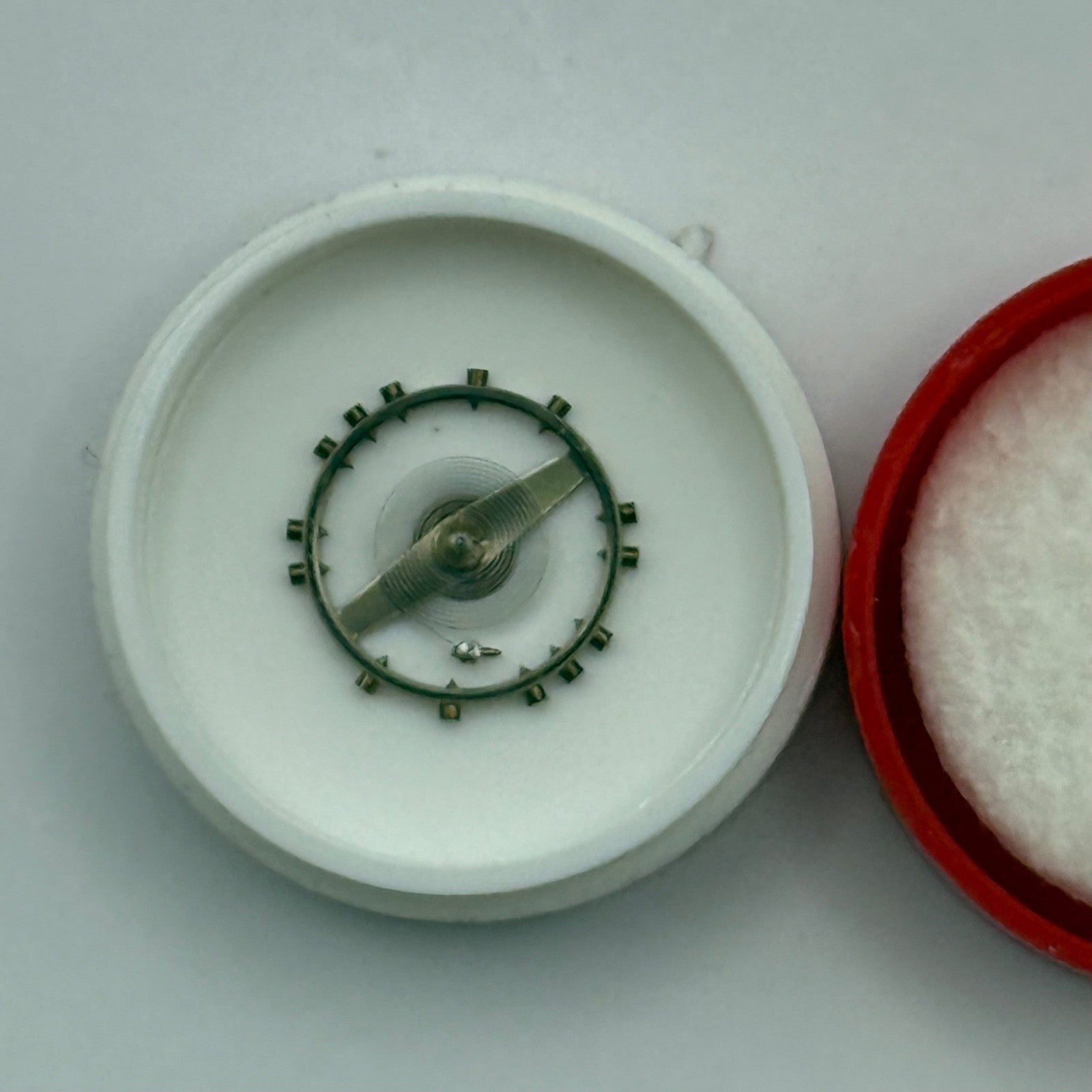 AS 415 Balance Wheel Complete And Spring 9 3/4''' 19 Watch Movement Parts NOS