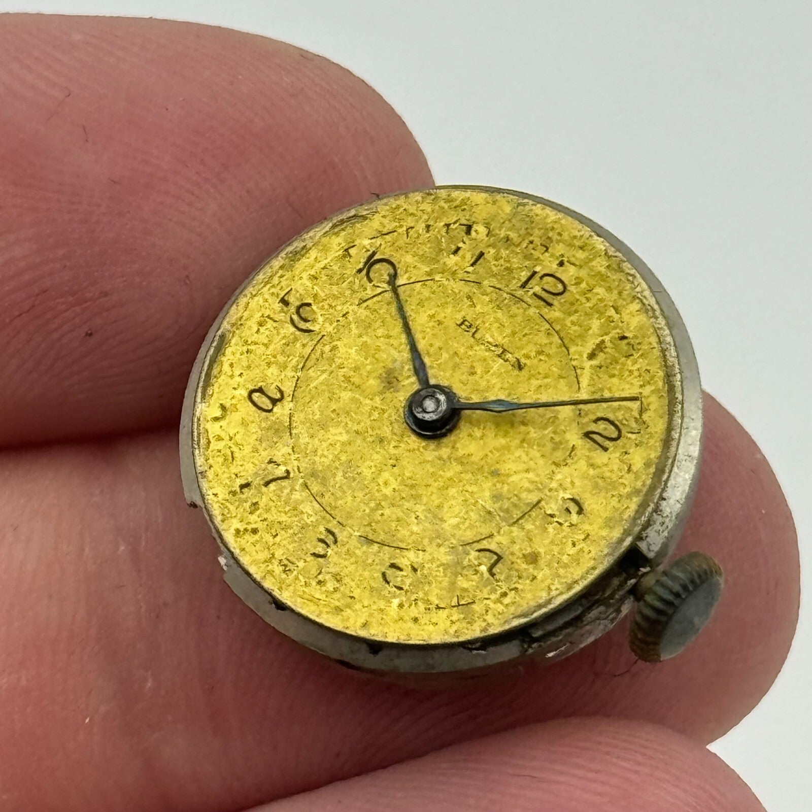 19.6mm Running Buren Cal 355 Manual Wind Swiss Watch Movement Vintage PARTS