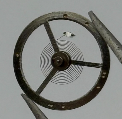 EB 8021 Balance Wheel Complete And Spring 10 1/2’’’ 1253 Watch Movement Parts