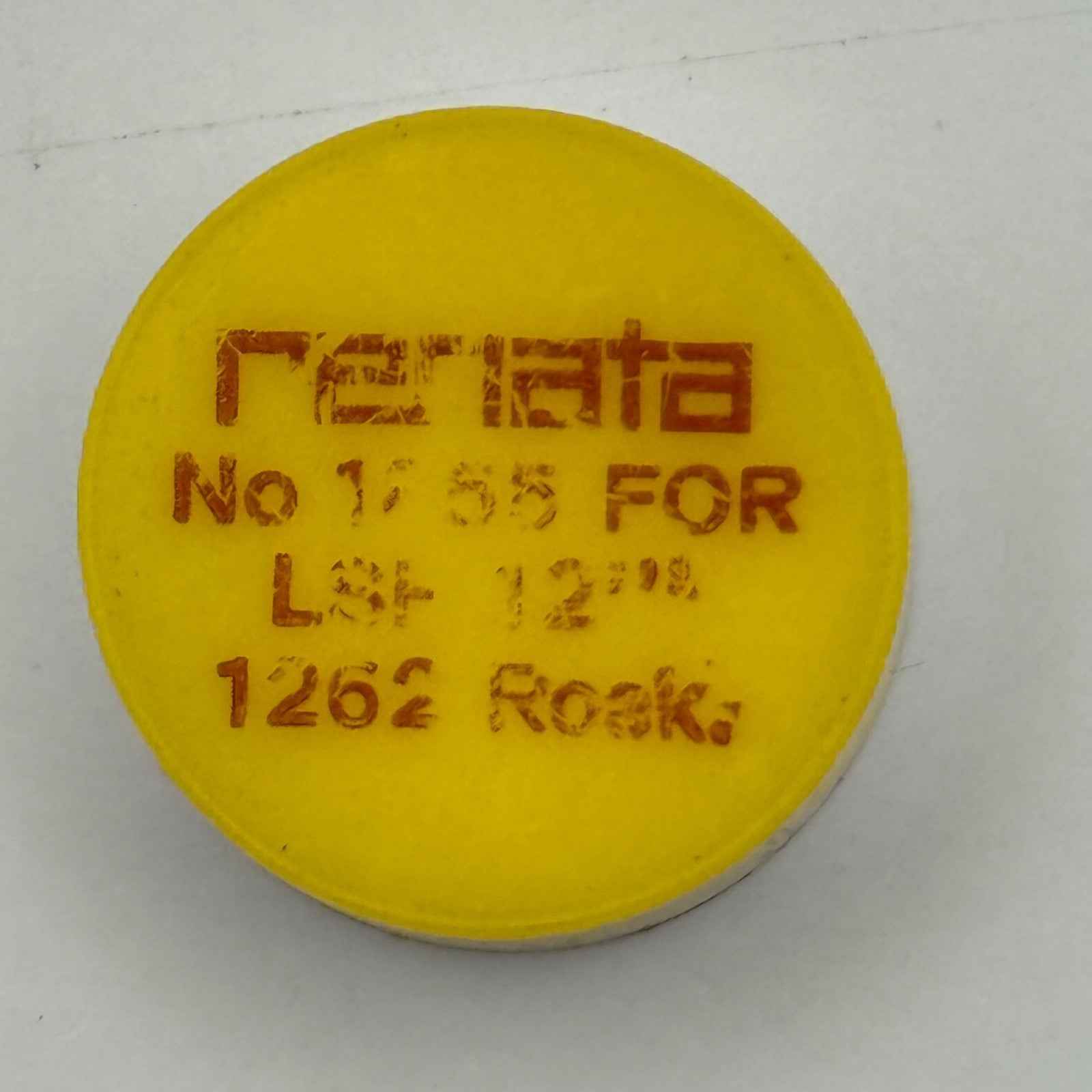 LSH 1262 Balance Wheel Complete And Spring 12’’’ Rosk  1855 Watch Movement Parts