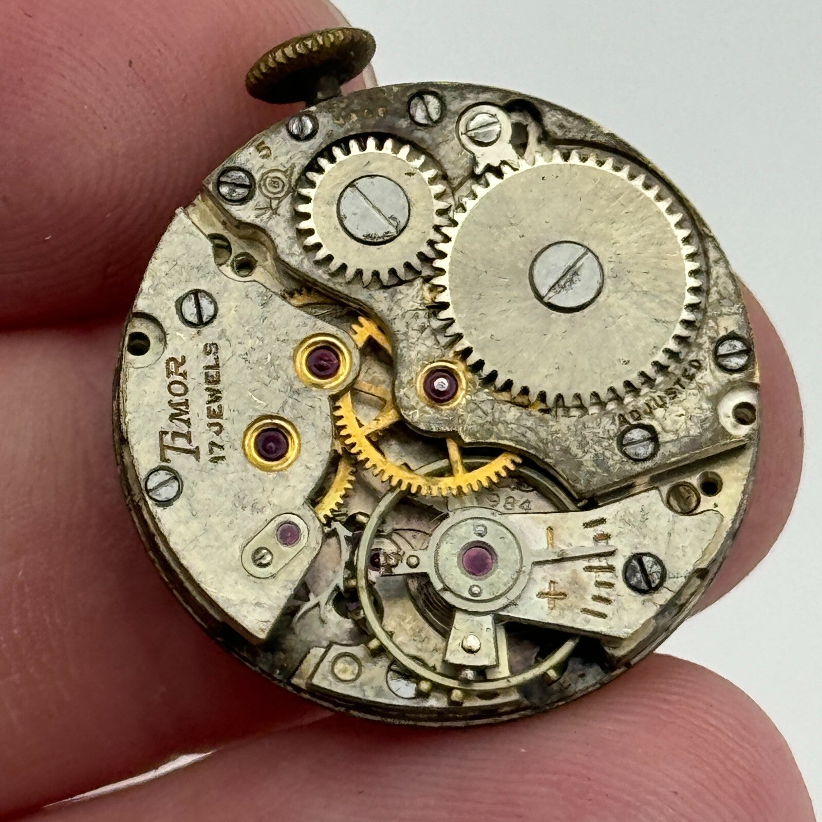 23.6mm Timor AS 984 A Schild Manual Wind Watch Movement Swiss Vintage PARTS