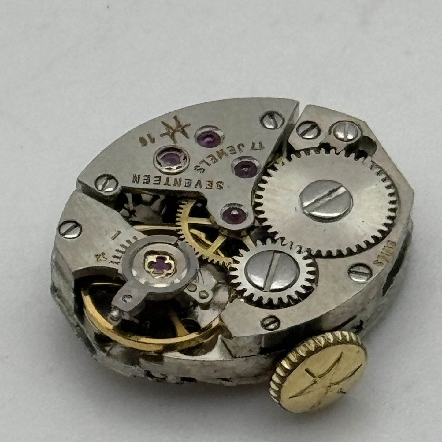 13mm Ladies Hamilton Cal 16 Swiss Manual Wind Vintage Watch Movement PARTS