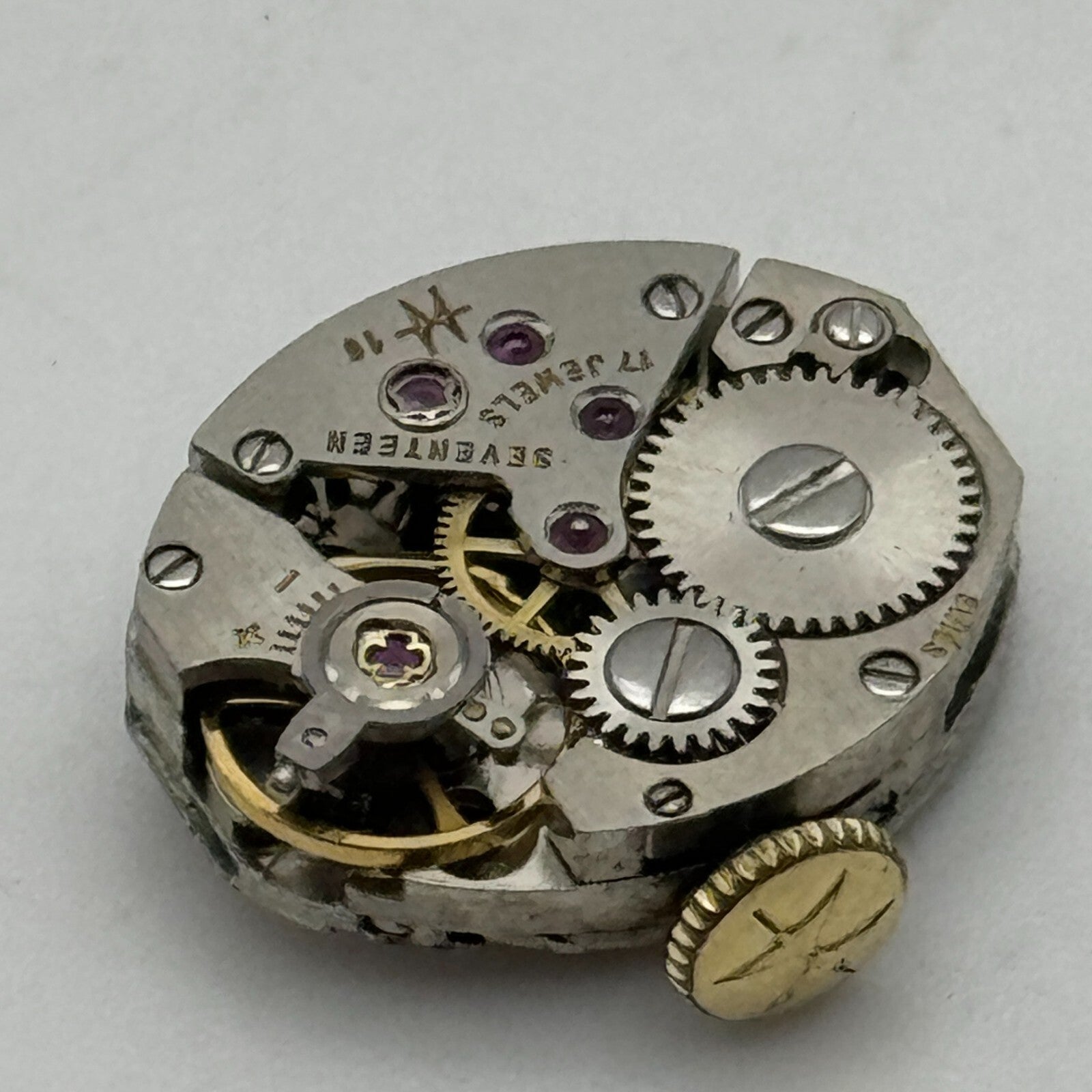 13mm Ladies Hamilton Cal 16 Swiss Manual Wind Vintage Watch Movement PARTS