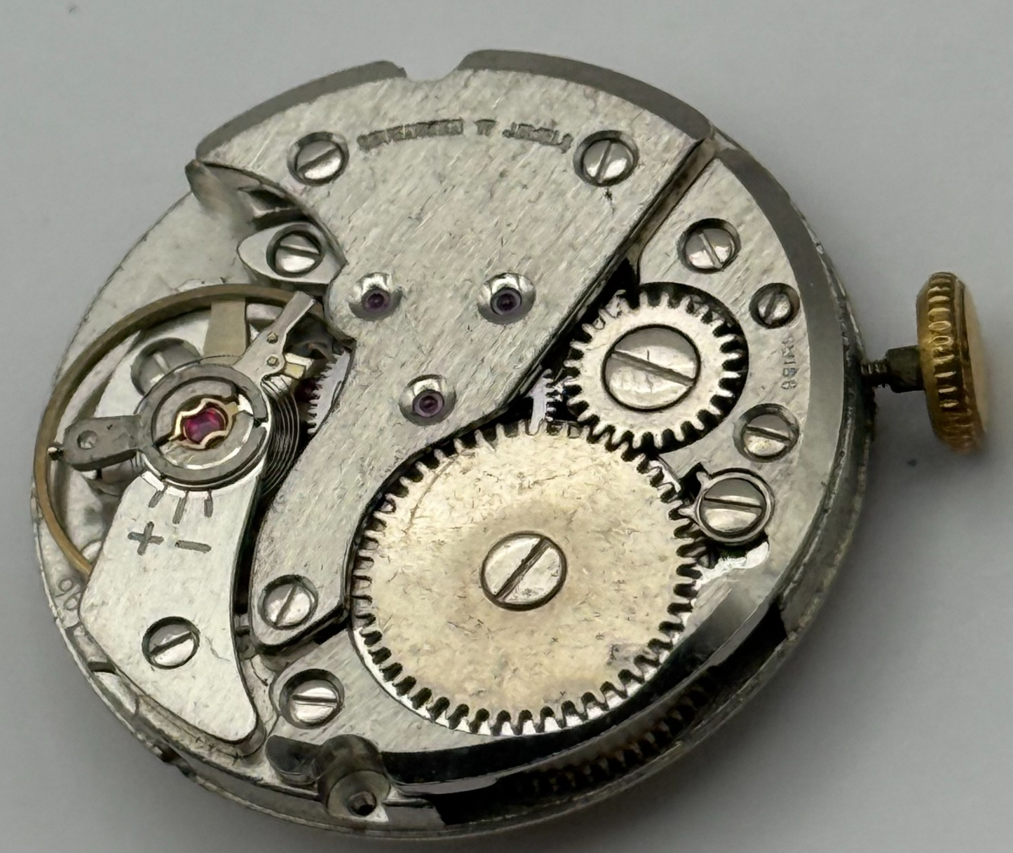 Ava FHF ST 96 Watch Movement Running Manual Wind Vintage Parts Repair 25.9mm