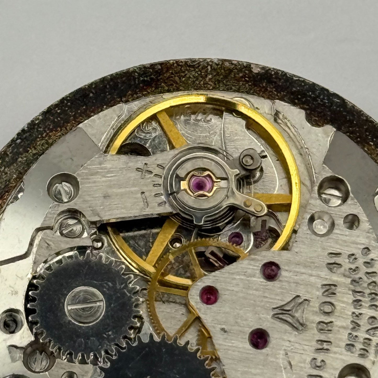 ETA 2750 Watch Movement Cyma By Synchron Manual Wind Vintage Parts Repair 25.4mm