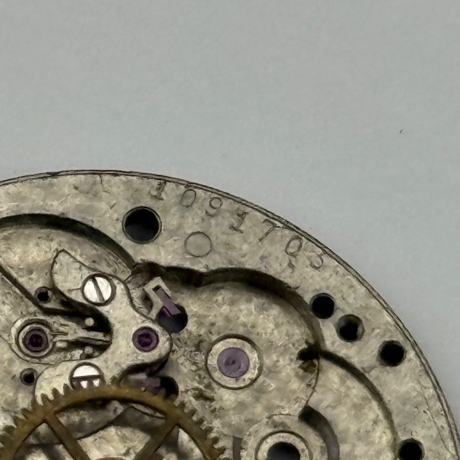 IWC Cal 83 Watch Movement C.83 Vintage Incomplete Parts Repair Swiss 26.9mm