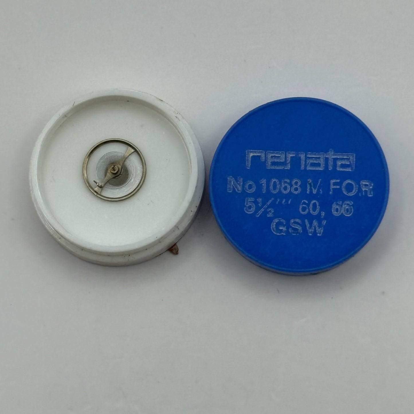 GSW 60 66 Balance Wheel Complete And Spring 5 1/2''' 1068 M Watch Movement Parts