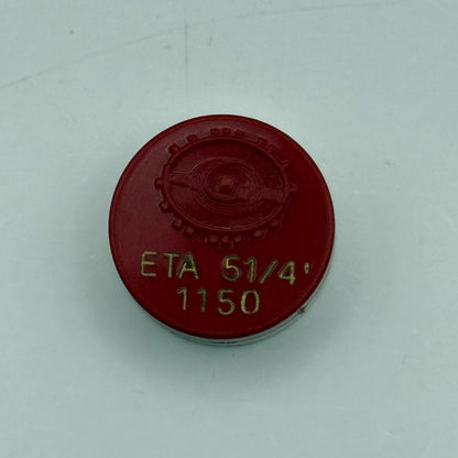 ETA 1150 Balance Complete 5 1/4''' Renata Watch Movement Parts Vintage