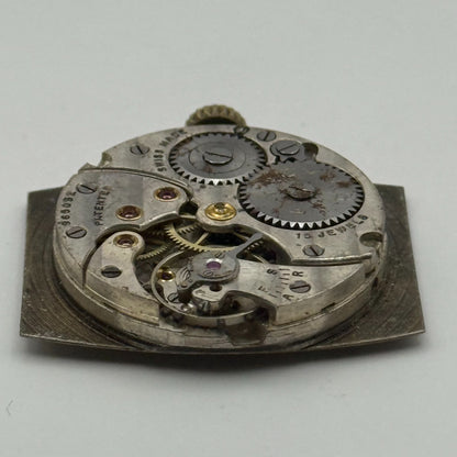 Cyma REF 032B Watch Movement Manual Wind Vintage Swiss 15 Jewels Repair 26.1mm