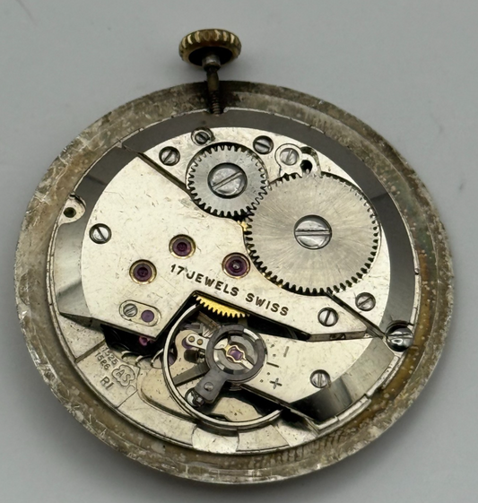 Summit AS 1525 1526 Watch Movement Running Manual Wind Vintage Parts 25.8mm
