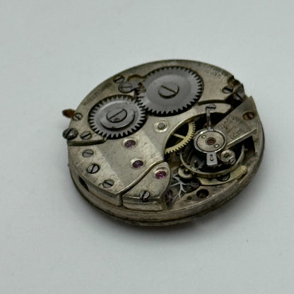 23.6mm Waleti SPG 15 Jewel Manual Wind Watch Movement Swiss Vintage PARTS REPAIR