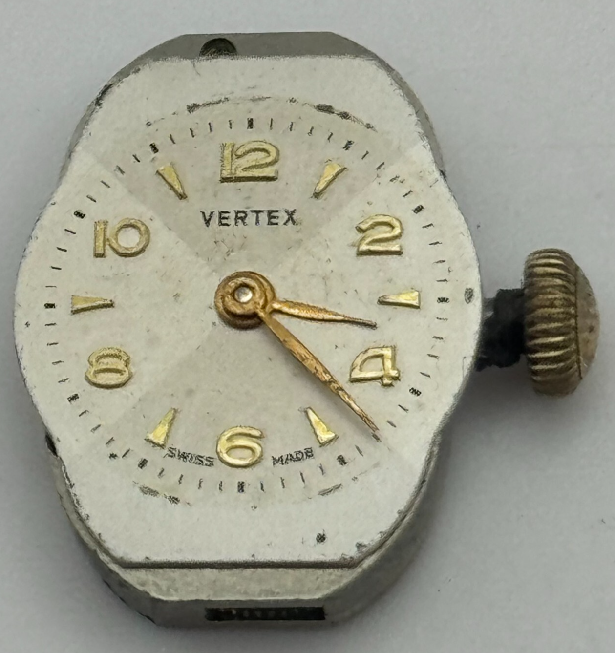 12.7mm Running Vertex Revue 85 Manual Wind 15 Jewels Swiss Watch Movement PARTS