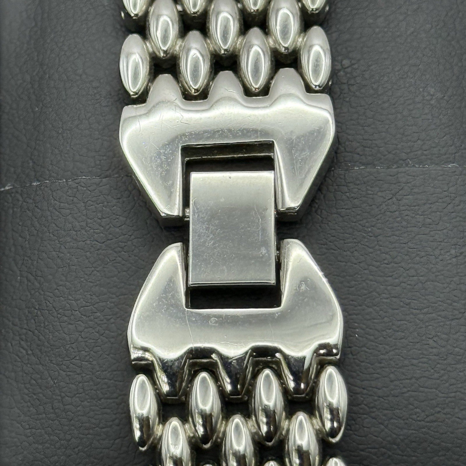 19mm Working Ladies Censi Collection Silver Tone Japan Quartz Watch 6.75 Inches