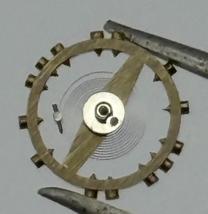 AS 1677 Balance Wheel Complete And Spring 1414 M Watch Movement Parts NOS